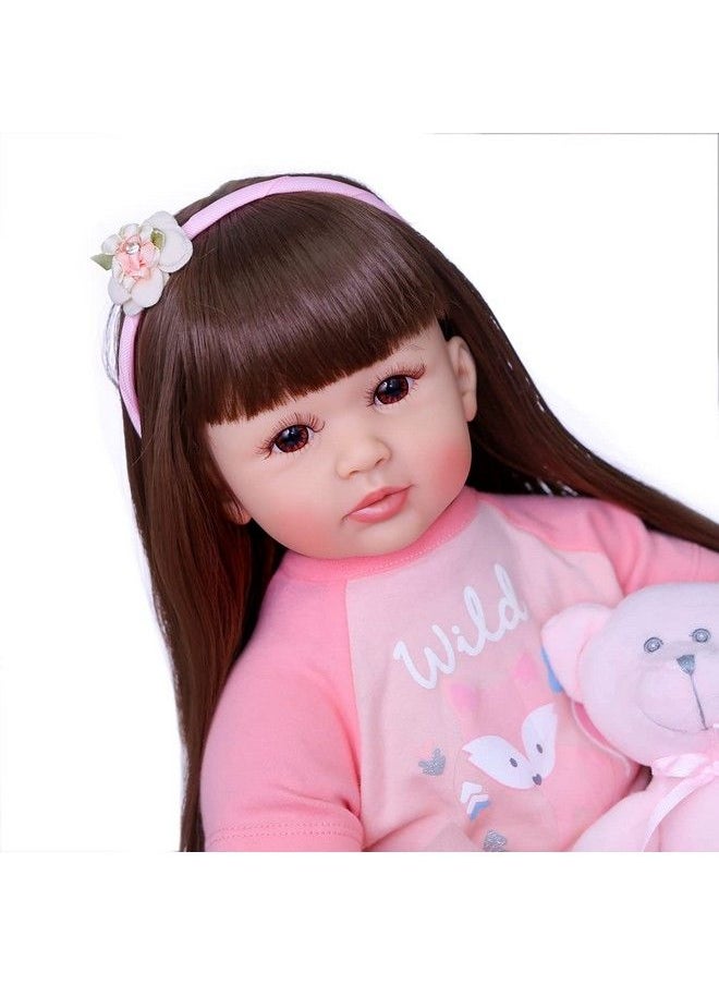 Pedolltree - Reborn Baby Doll Clothes Girl 24 Inch Outfit Accessories Orange Fox Suit For 2224 Inch Reborn Doll Baby Girl Clothes - Image 1
