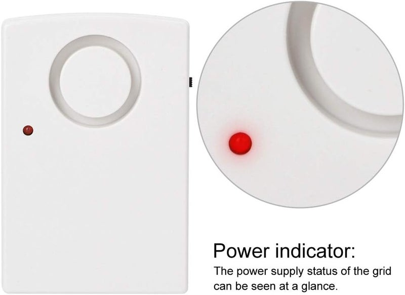 klarako Power Failure Detector, Automatic Power Failure Alarm, Led High-decibel Alarm, Wire Anti-theft Detector, Suitable For Home, Factory, Power Station - Image 4