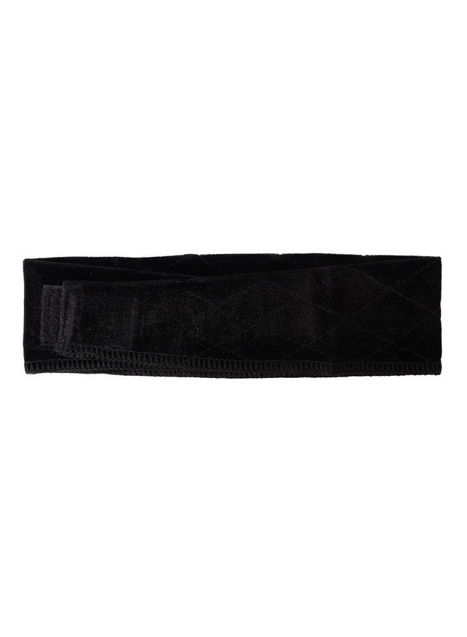 MapofBeauty MapofBeauty 2 Pack Adjustable Velvet Wig Grip Wig Band No Slip Head Hair Bands Flexible Headband (Black)  - Image 4