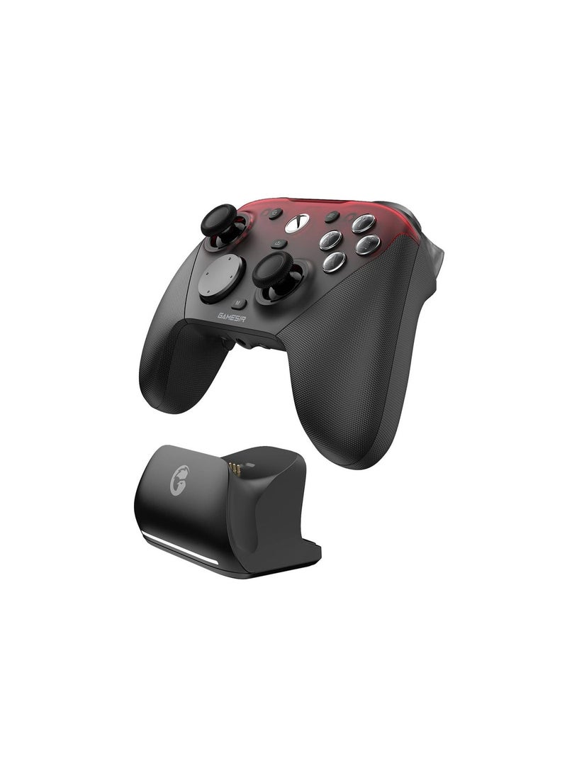 جيم سير وحدة تحكم GameSir G7 Pro سلكية لأجهزة Xbox Series X|S و Xbox One، ووحدة تحكم لاسلكية لأجهزة الكمبيوتر الشخصية وأجهزة Android مزودة بعصي TMR، ومحفزات تناظرية تعمل بتقنية Hall Effect، ومعدل استجابة 1000 هرتز، ومقبس صوت 3.5 ملم - أسود - Image 2