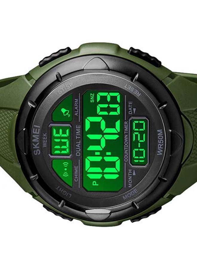Men's 1656 Dual Time Digital Relojes Deportivos Sport Watch - Image 5