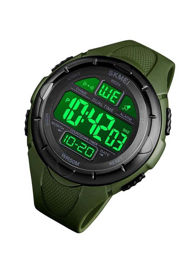 Men's 1656 Dual Time Digital Relojes Deportivos Sport Watch - Image 3