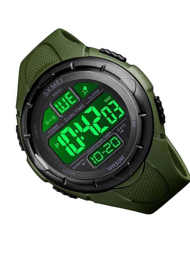 Men's 1656 Dual Time Digital Relojes Deportivos Sport Watch - Image 4