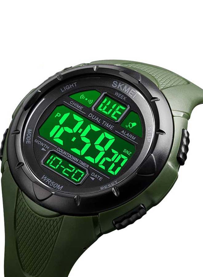 Men's 1656 Dual Time Digital Relojes Deportivos Sport Watch - Image 2