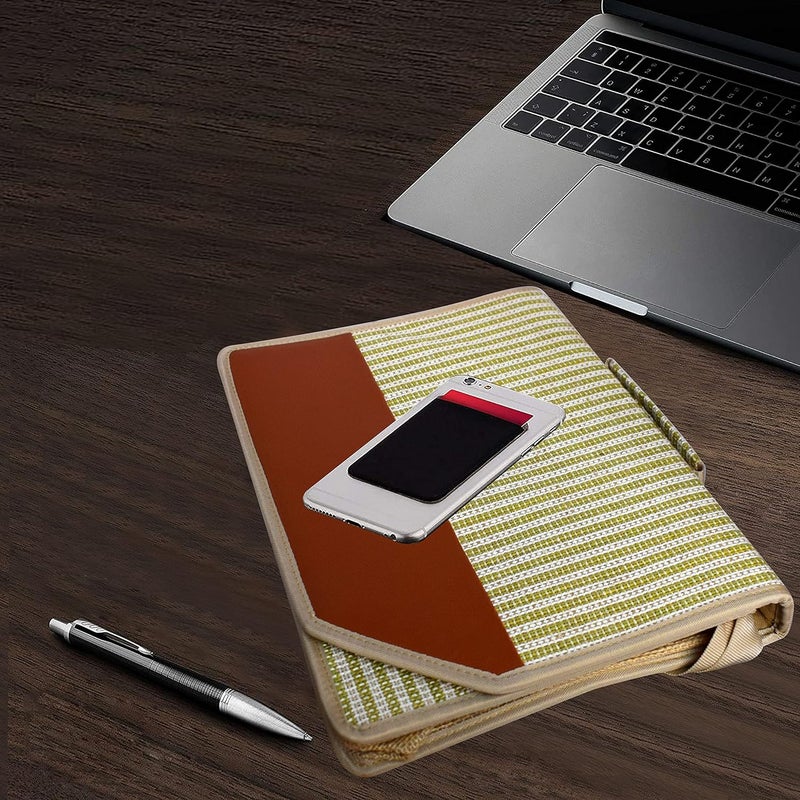 Shuban Eco-Friendly Jute Bag File Folder for Certificates, Important Documents,Office Legal Size Documents for Meetings, Business Events, Conference and Presentation (Style -1) - Image 4