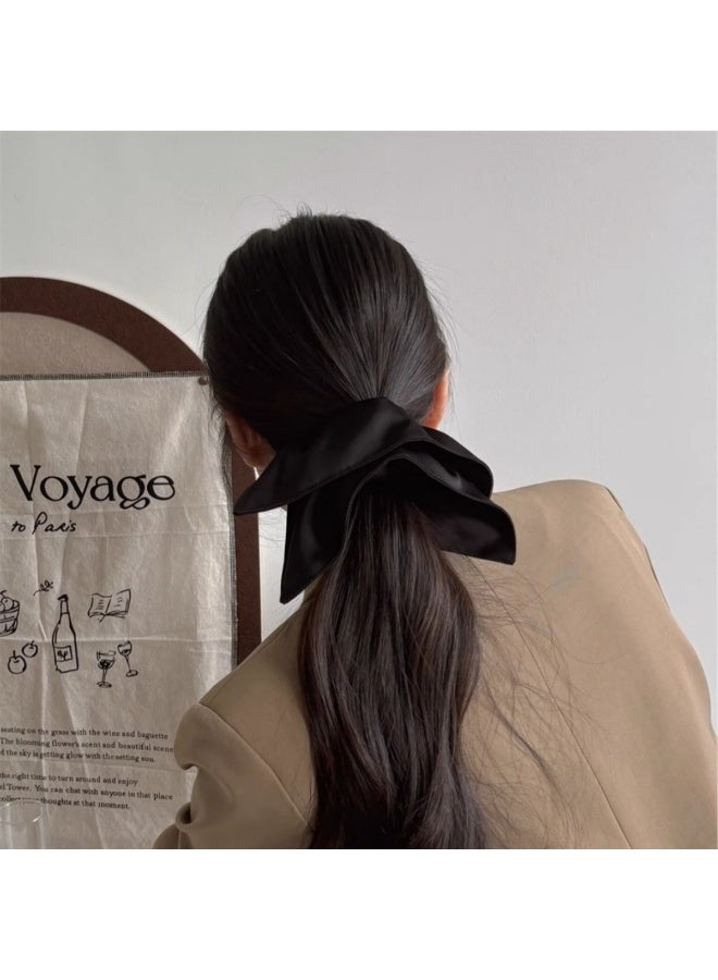 2 حزمة كبيرة من الحرير الحرير سكرانيش، كبير الحجم ل بوني تيل و الكعك - Image 2