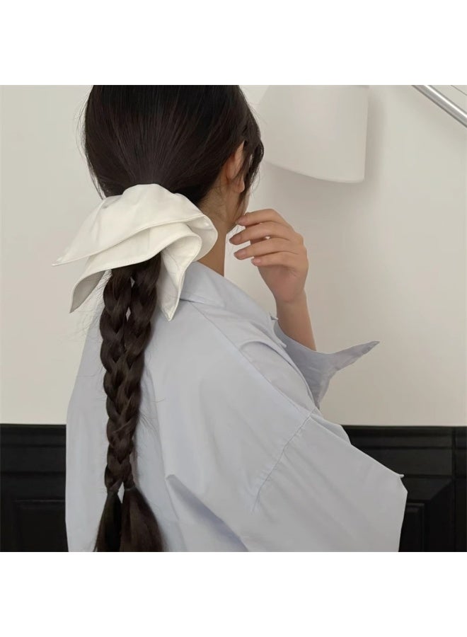 2 حزمة كبيرة من الحرير الحرير سكرانيش، كبير الحجم ل بوني تيل و الكعك - Image 3