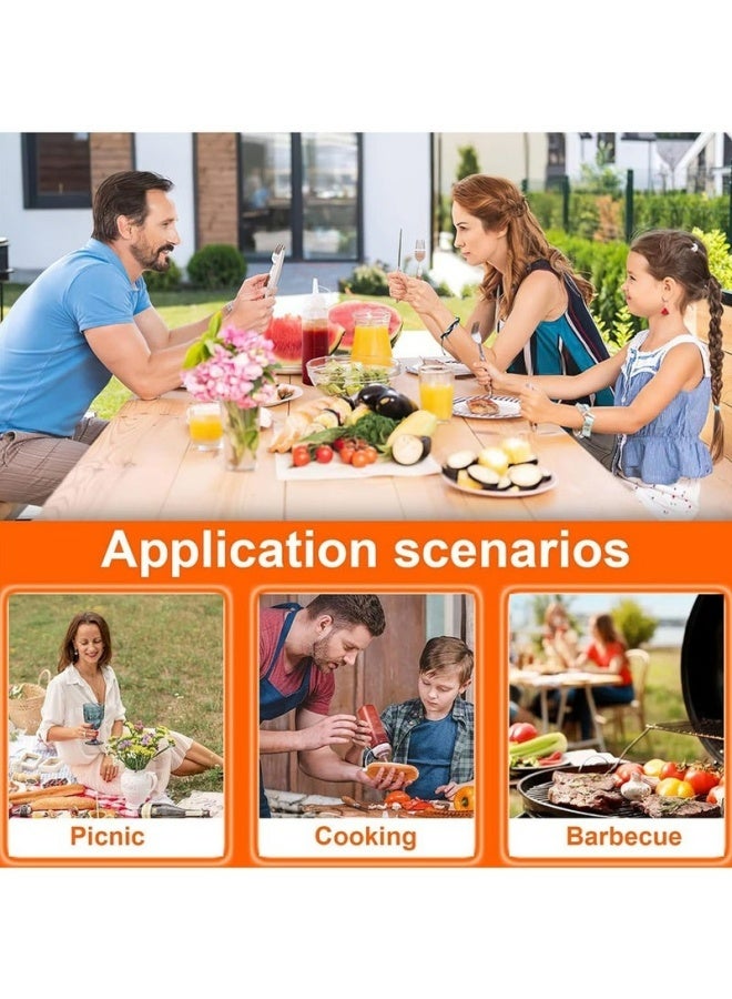 3 Pcs 250ML Plastic Squeeze Sauce Bottles Clear Reusable With Nozzle Caps Dispensers For Mustard Olive Oil Jam Ketchup Salad Dressing Kitchen Home Baking - Image 3