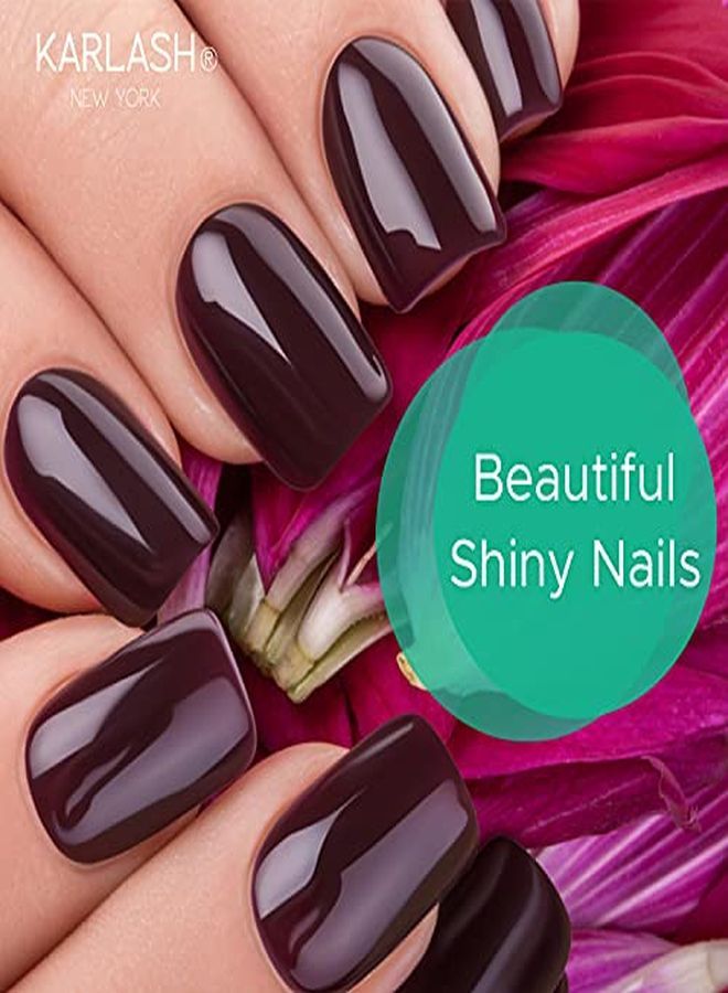 Karlash Professional Usa Made 15Ml No Wipe Gel Top Coat Shine Finish And Long Lasting, Soak Off Uv Gel (1 Piece)  - Image 3