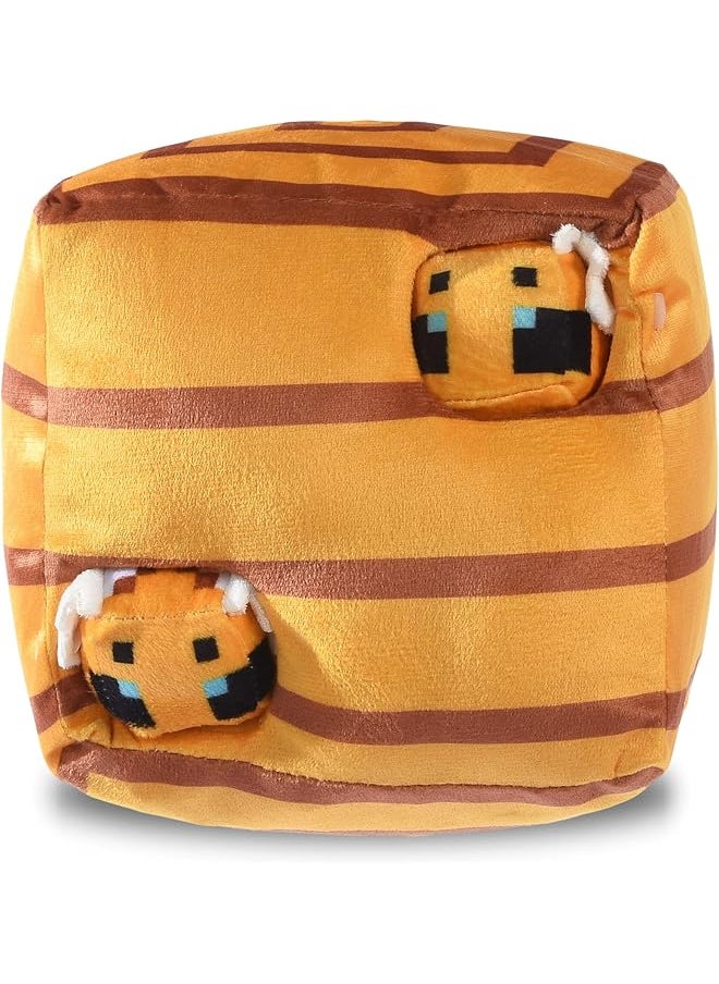 Generic For Pets 6 Bee Nest Burrow Style Puzzle Toy For Dogs With Crinkle Sound And Mini Bees Officially Licensed Mojang Studios Pet Products Gifts For Kids Who Love Video Games  - Image 1
