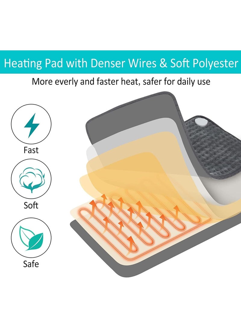 Electric Heating Pad with Adjustable Heat Settings and Auto Shut Off for Back, Shoulder, Knee and Everyday Comfort - Image 2