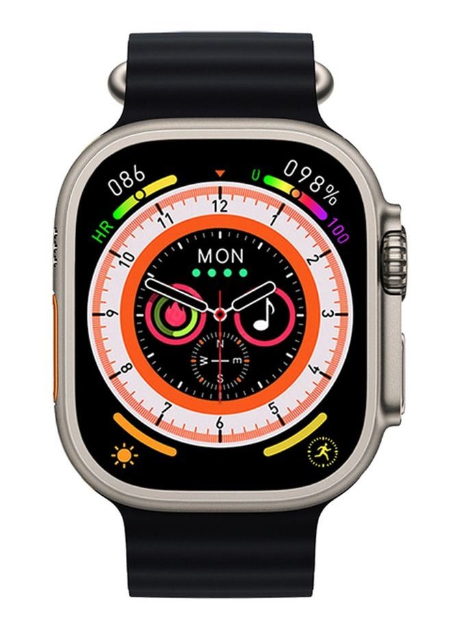 HK8 Pro Max 2.12" AMOLED screen Ultra Smart Watch Series 8 49mm Memory 256MB Battery 320mAh Compass NFC Waterproof IP68 Wireless Charging