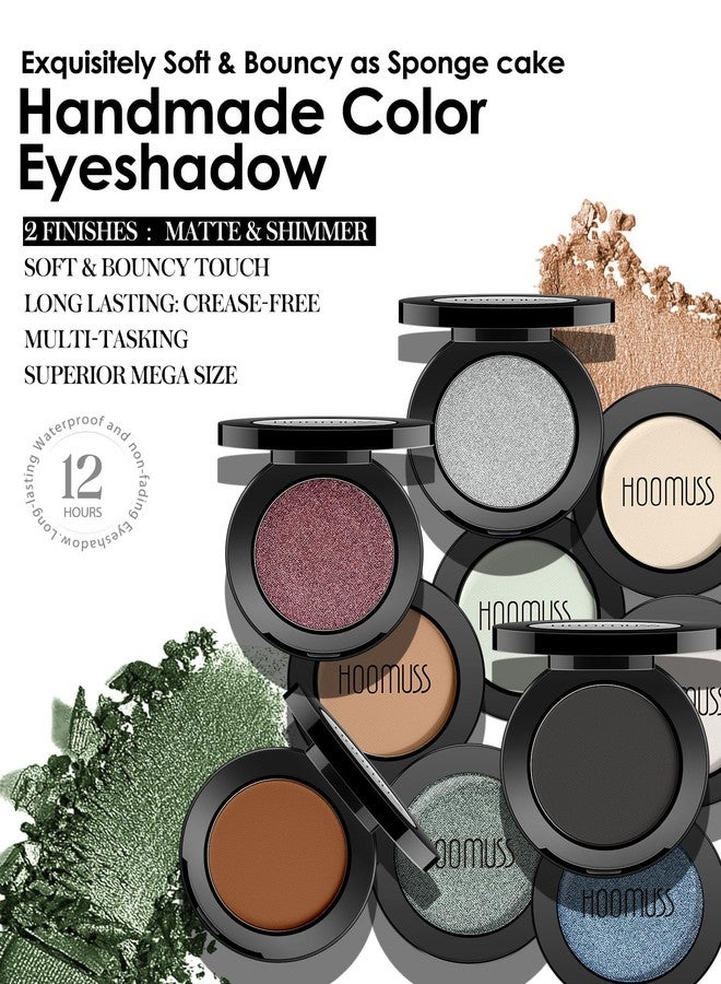 HOOMUSS Single Purple Eyeshadow Matte Handmade Pressed Eyeshadow Powder Palette Long Lasting With No Creasing High Pigmented Intense Color Purple Eye Shadow (Lavender) - Image 5