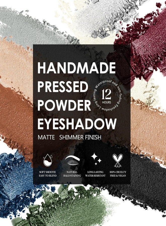 HOOMUSS Single Purple Eyeshadow Matte Handmade Pressed Eyeshadow Powder Palette Long Lasting With No Creasing High Pigmented Intense Color Purple Eye Shadow (Lavender) - Image 4