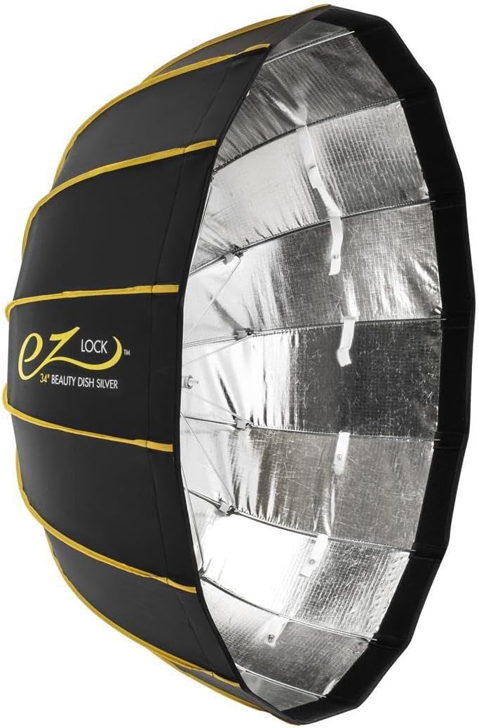 Glow EZ Lock Collapsible Silver Beauty Dish (34") - Image 1