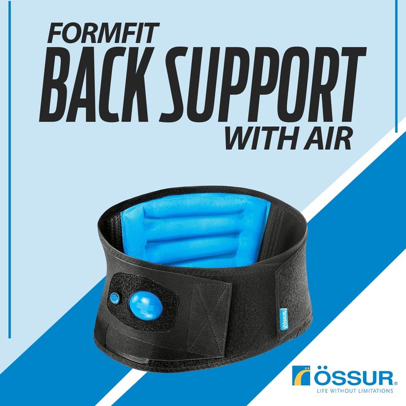 Ossur ssur Formfit Back Support Air  Advanced Lumbar Brace for Pain Relief Posture Correction and Spinal Health with Air Cushion Comfort Small - Image 2