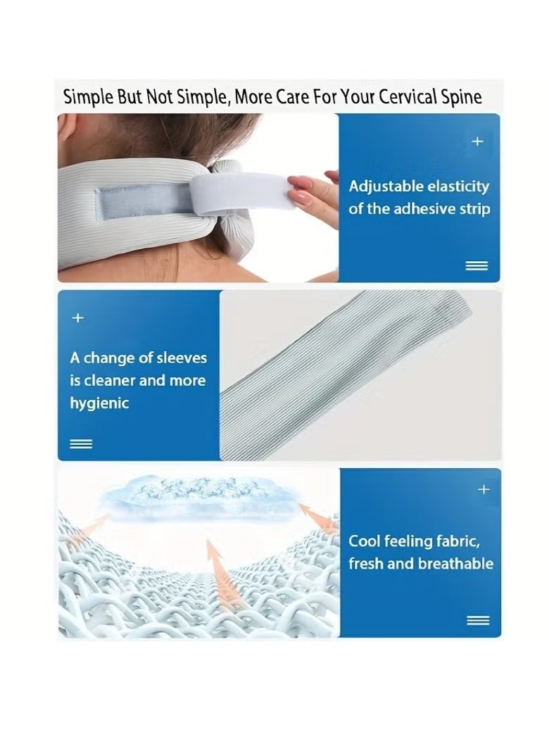Neck Support and Stability, Soft Cervical Care to Relieve Pressure, Cervical Support Suitable for Men and Women to Maintain Spinal Stability and Reduce Neck Pressure - Image 3