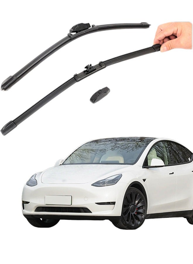 Generic Wiper, suitable for Tesla Model Y 2021-2024 model, seamless fit, silent wiper, wiper blade.  - Image 1