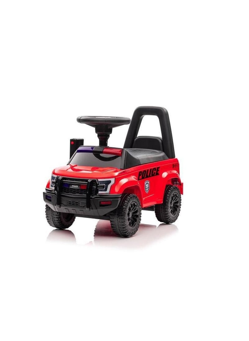 Lovely Baby Police Ride On Car Red