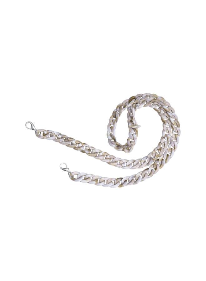 klarako Acrylic Bag Chain Straps Plastic Purse Straps Replacement Shoulder Bag Chain for DIY Purse Making Repairing 120cm (Shell)  - Image 3