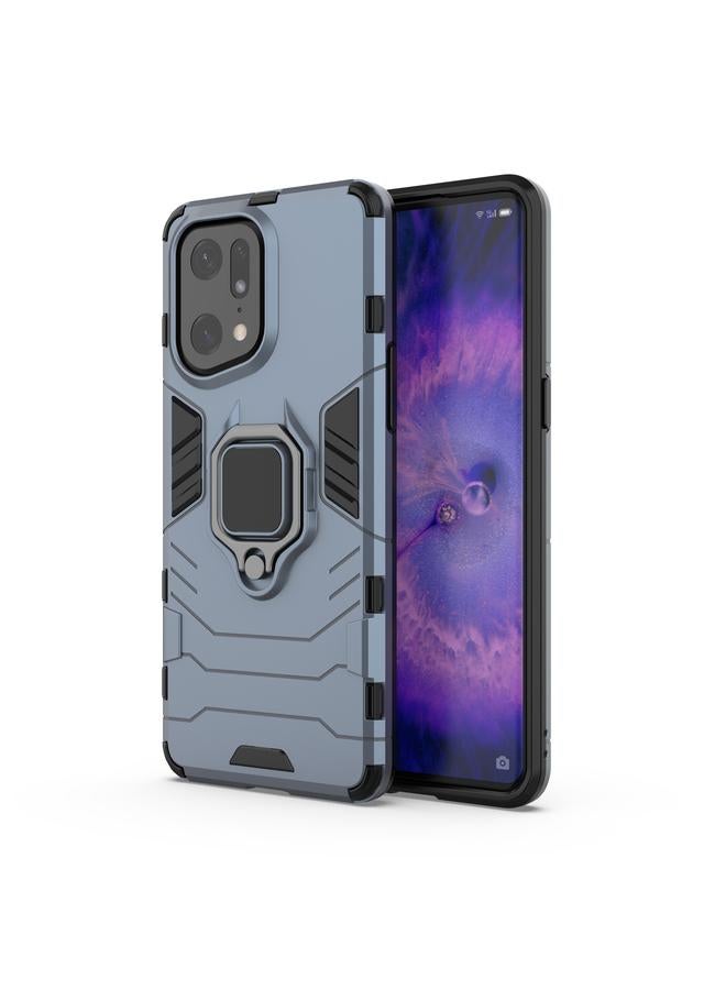 S-TOP Case For OPPO Find X5 Pro Magnetic Ring Holder PC + TPU Phone Case - Image 1