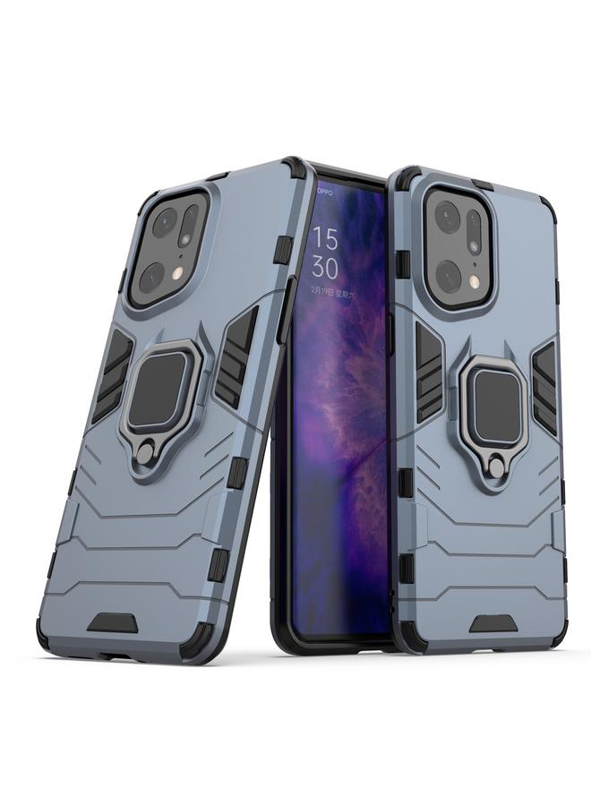 S-TOP Case For OPPO Find X5 Pro Magnetic Ring Holder PC + TPU Phone Case - Image 2