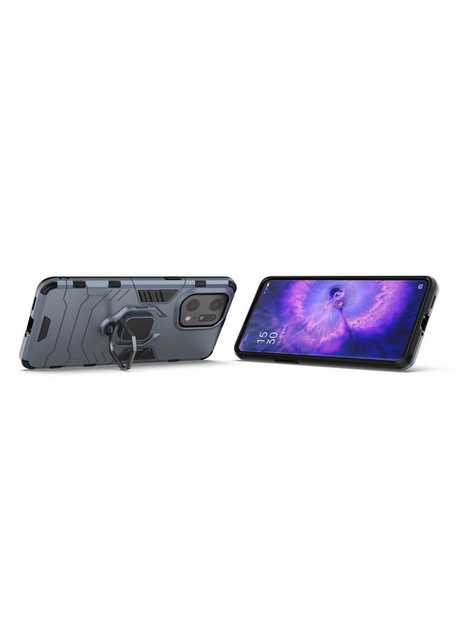 S-TOP Case For OPPO Find X5 Pro Magnetic Ring Holder PC + TPU Phone Case - Image 3