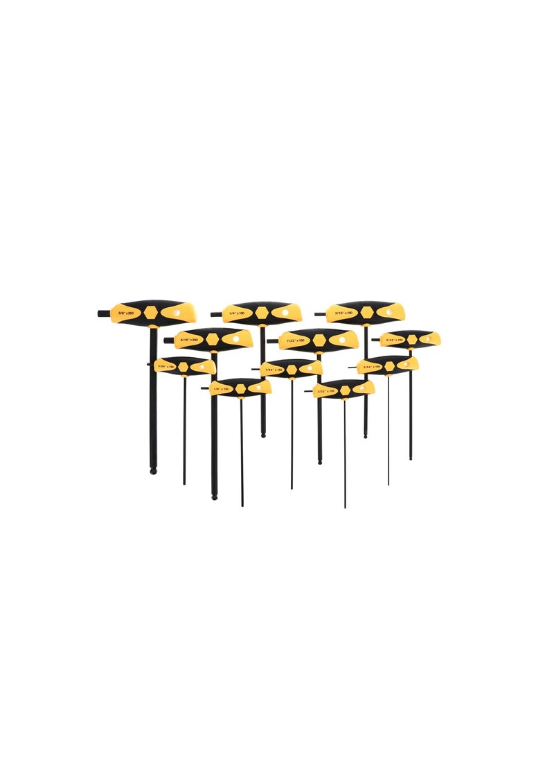 Wiha Wiha 33494 11Piece Soft Grip THandles Ball Hex Inch Dual Drive  - Image 1