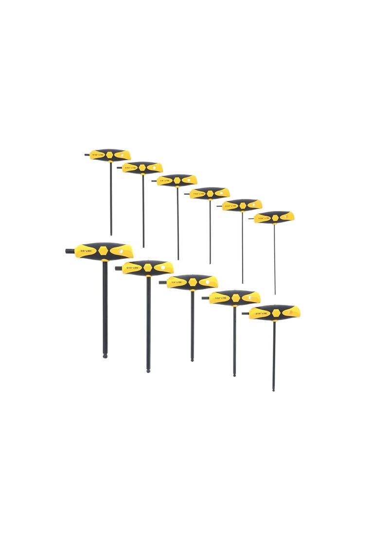 Wiha Wiha 33494 11Piece Soft Grip THandles Ball Hex Inch Dual Drive  - Image 4