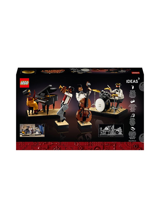 LEGO - Ideas Jazz Quartet 21334 Building Kit; Buildable Display Model for Adults, Featuring Pianist, Trumpeter, Bassist and Drummer Figures with Instruments; Fun Gift for Music Lovers (1,606 Pieces) - Image 1