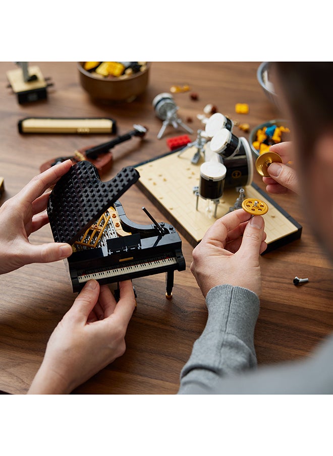 LEGO - Ideas Jazz Quartet 21334 Building Kit; Buildable Display Model for Adults, Featuring Pianist, Trumpeter, Bassist and Drummer Figures with Instruments; Fun Gift for Music Lovers (1,606 Pieces) - Image 1