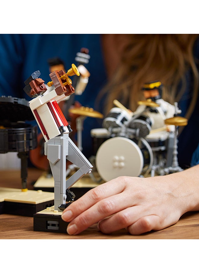 LEGO - Ideas Jazz Quartet 21334 Building Kit; Buildable Display Model for Adults, Featuring Pianist, Trumpeter, Bassist and Drummer Figures with Instruments; Fun Gift for Music Lovers (1,606 Pieces) - Image 1