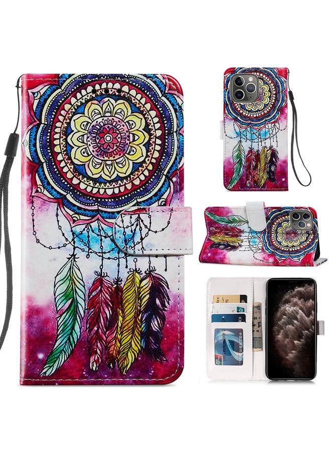 The Bros Painted Pattern Horizontal Flip Leather Case with Holder & Card Slots & Photo Frame For iPhone 11 Pro Max