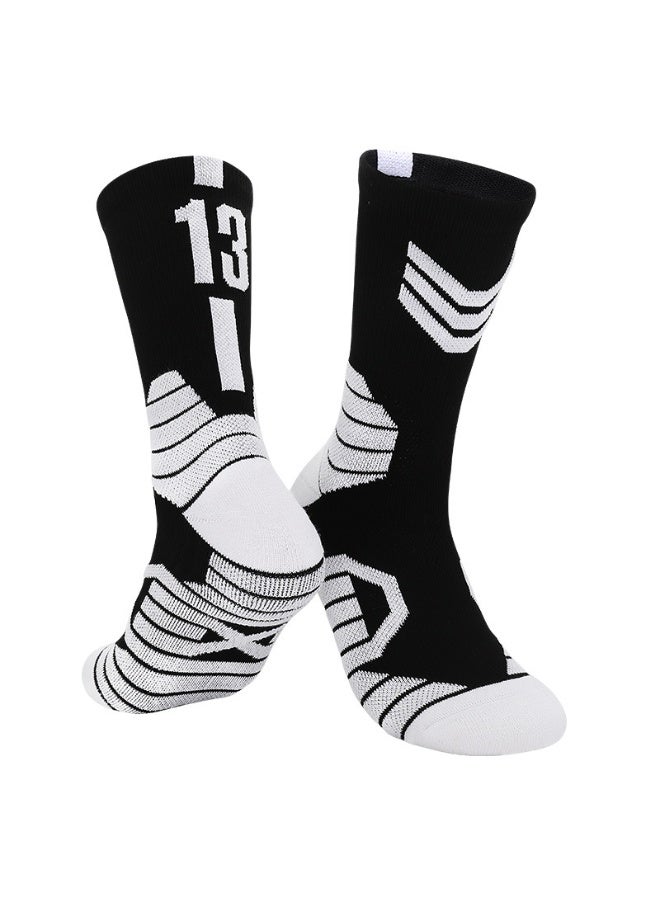 KUYING Fashion Anti Slip Breathable Sports Socks Three Piece Set