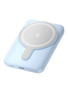 فينشن بنك طاقة لاسلكي مغناطيسي VENTION بسعة 5000 مللي أمبير في الساعة (USB-C + USB-C + لاسلكي) مؤشر ضوء أزرق 20 وات نوع الطراز # FHSL0  - Image 1