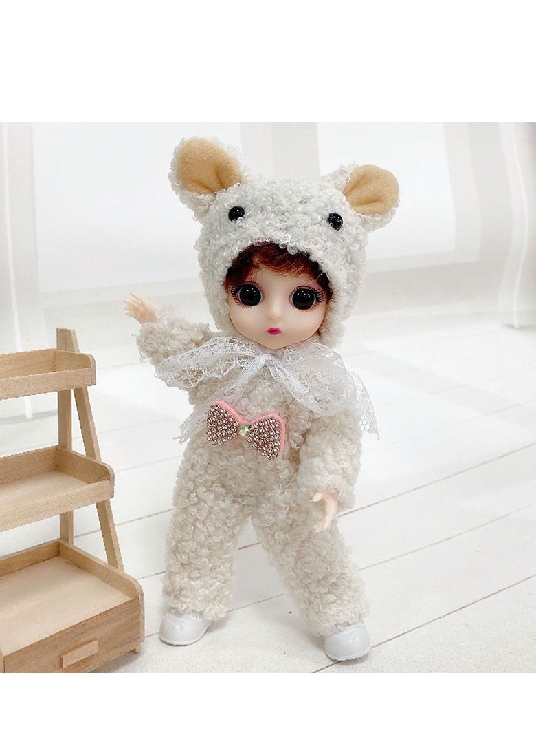 Generic 16cm Barbie Doll Princess Skirt Doll Children Accompanied Toys Girl Princess Toys Home Decoration Doll Collections 