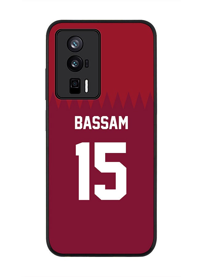 Stylizedd Rugged Black edge case for Xiaomi Poco F5 Pro 5G / Xiaomi Redmi K60 / Xiaomi Redmi K60 Pro Slim fit Soft Case Flexible Rubber Edges Anti Drop TPU Gel Thin Cover-Qatar-Bassam - Image 1