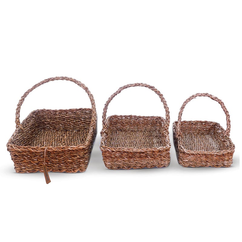 DENOVA Seagrass basket set Rectangle - Image 5