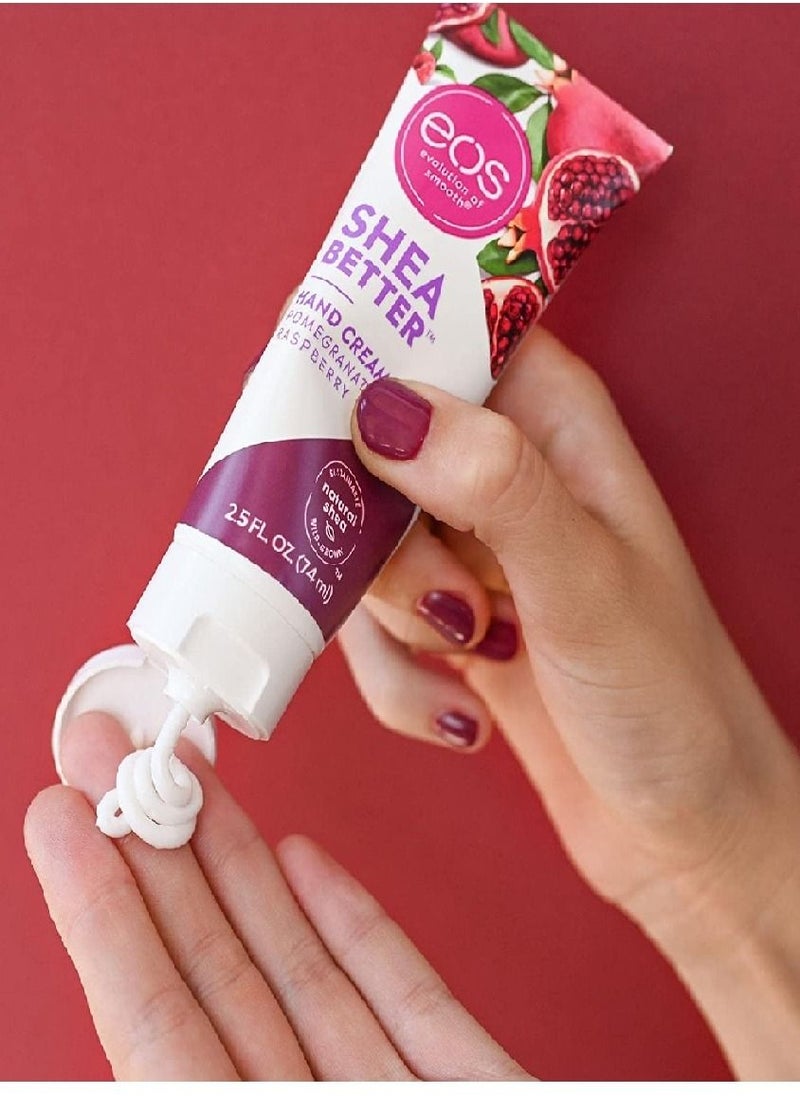 Eos Evolution Of Smooth - Shea Better Hand Cream Pomegranate + Raspberry 74 ml - Image 1