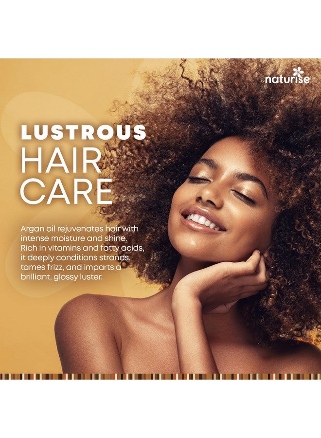 Naturise Organic Argan Oil - Organic Argan Oil Cold Pressed Argan Oil of Morocco - Vegan Non-GMO Gluten Free Argan Oil for Hair Growth and Skin Moisture - 100% Pure Moroccan Oil Hair Oil (1 fl. oz.) - Image 5