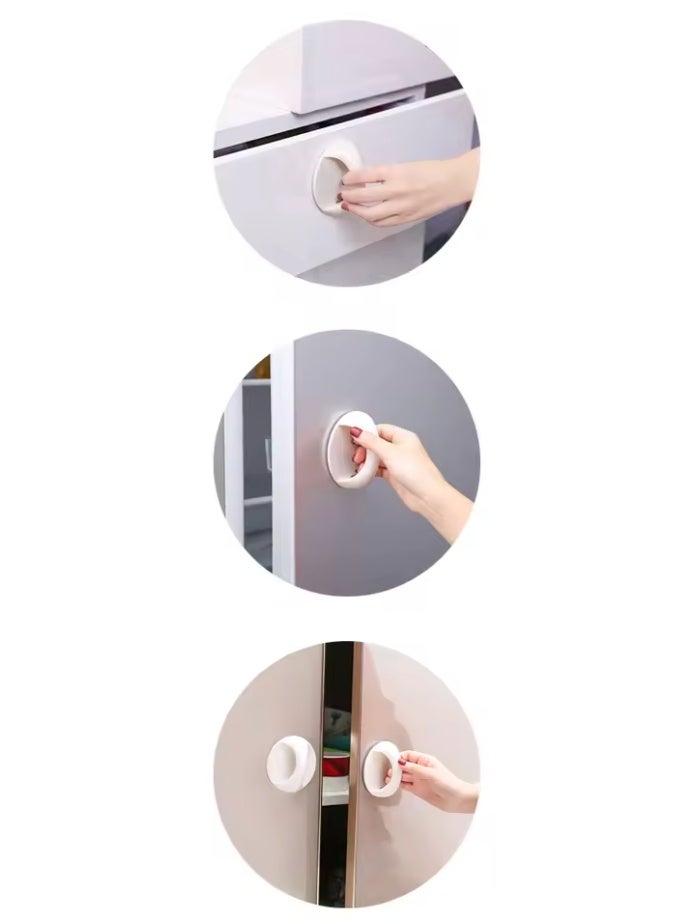 Multifunctional Self-adhesive Door Handles Wardrobe Pulls No Trace Door Knob - Image 4