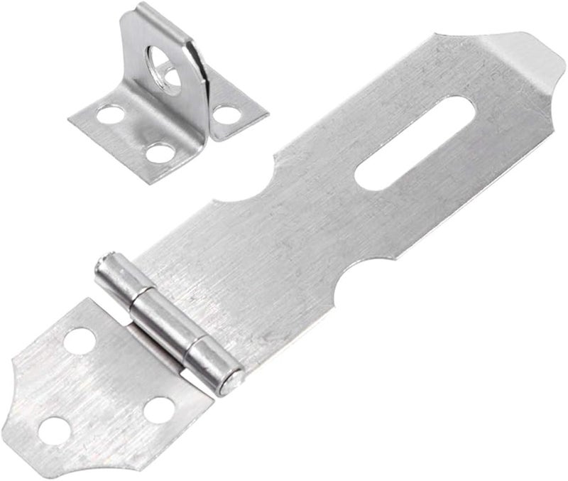 Heavy Duty Stainless Steel Padlock Hatch Latch Easy Install Security Door Lock - Image 1