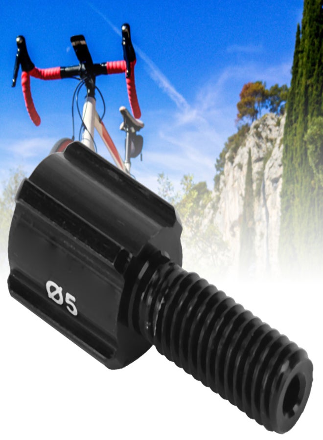 RISK 10PCS RC122 Black Road Bike Rear Derailleur Brake Cable Line Thumb Shifter Adjuster ScrewM5 - Image 4