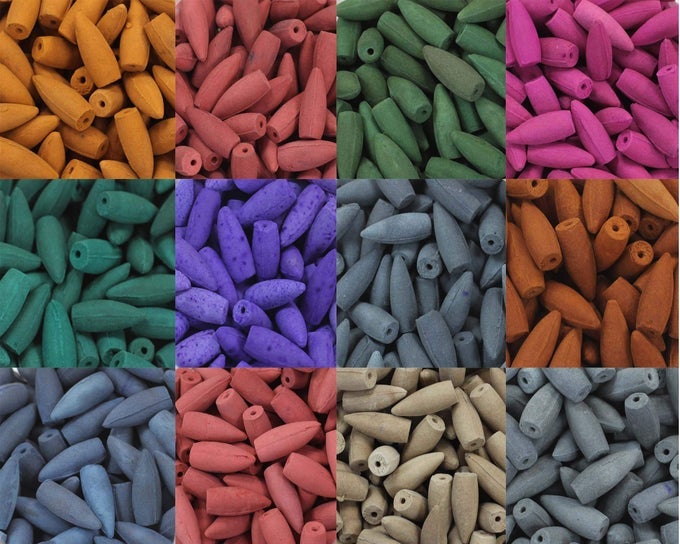 Mixed Backflow Incense Cones x 50