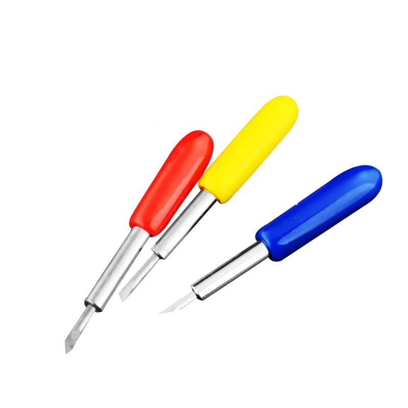 شفرة فولاذ التنغستن لقاطع الفينيل 30 45 60 درجة 3 مجموعات 15 قطعة لكل منها لقص القاطعة - Image 3