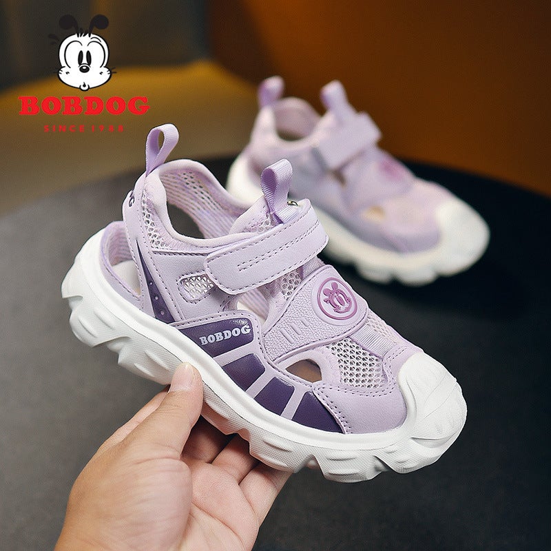 Babudou Boys' Sandals 2025 Lightweight Closed-Toe Sandals For Older Girls, Fashionable Casual Beach Shoes - Image 5