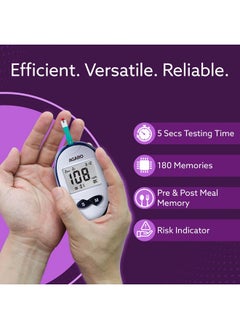 Glucometer, Blood Glucose Monitoring System With 50Pcs Strips & Lancets, Glucometer Machine, Instant Blood Sugar Test At Home, Fast Blood Sugar Testing Device, Simple & Accurate, Glm-76. - pzsku/Z462E140B8D53213674DAZ/45/_/1733731298/dbc81212-cff8-49f3-9142-1ae6097fbf97