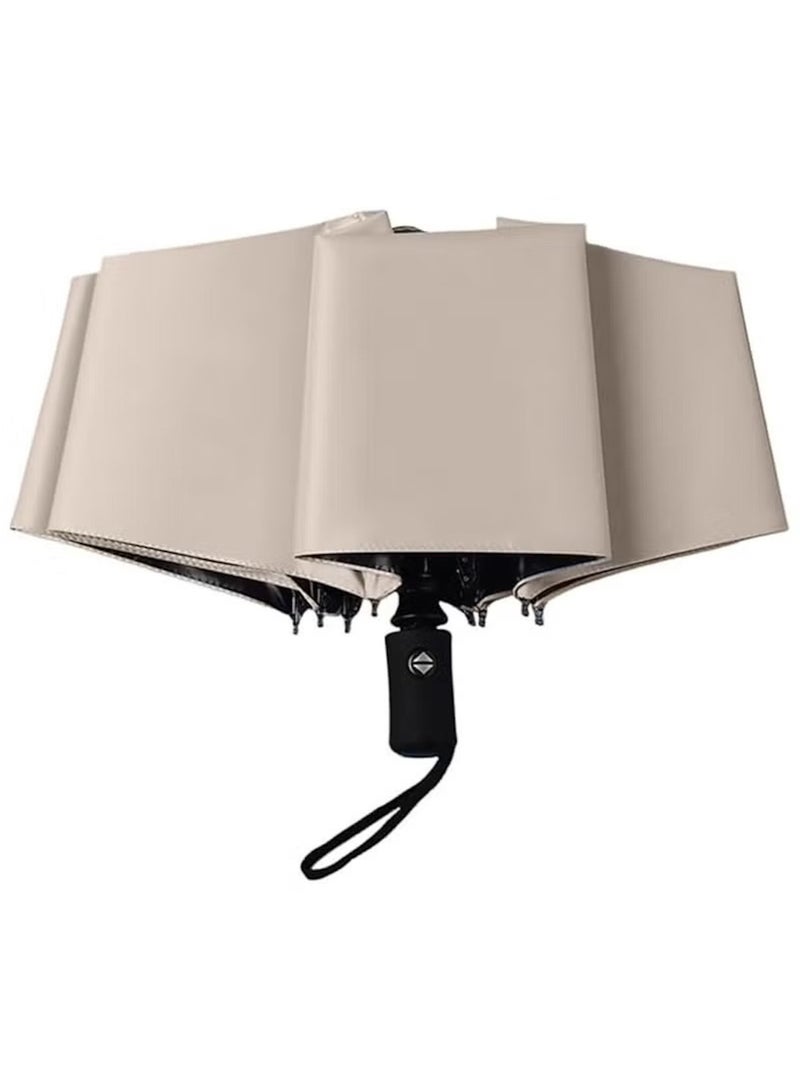 Huitich Fully Automatic Dual-Purpose Umbrella Midsummer Beige - Image 2