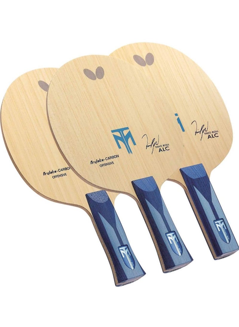 Butterfly Timo Boll ALC Table Tennis Blade Arylate-Carbon Fiber Blade Professional Butterfly Table Tennis Blade FL (Flared) handle style Made in Japan 4906901103382 - Image 2