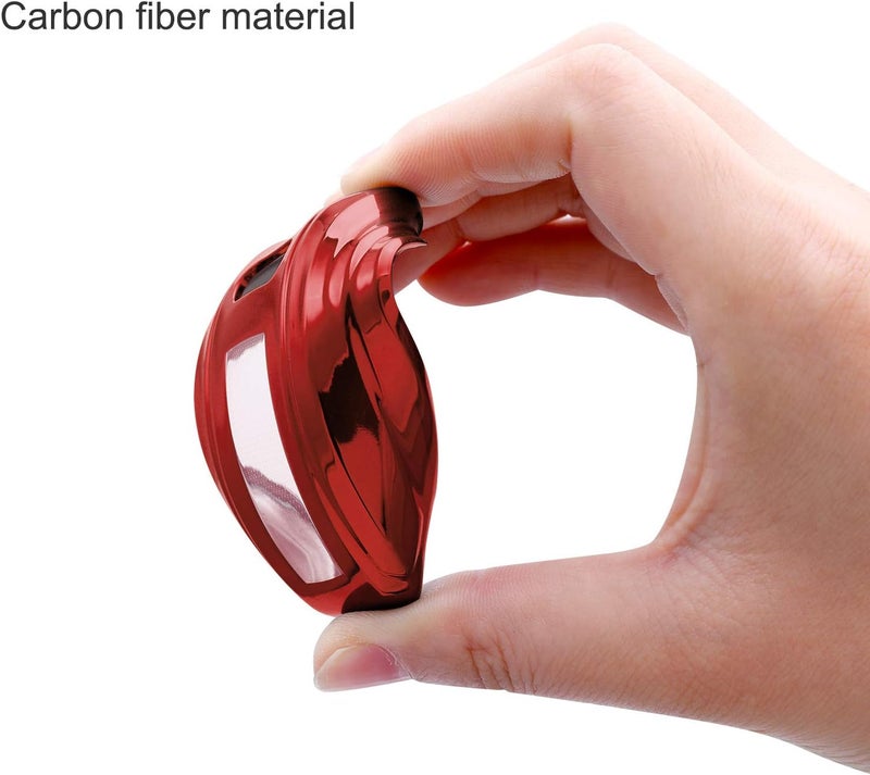 ELOHEI Audi Key Fob Cover - Red TPU Protector - Image 4